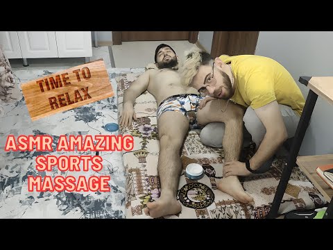 ASMR SPORTS AND RELAXING SLEEPING MASSAGE-Asmr,leg,foot,calf  muscle massage