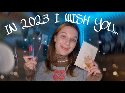 ASMR 15 THINGS I WISH YOU FOR 2023 IN 15 DIFFERENT LANGUAGES 🌍💫 [АСМР шёпот / chuchoter]