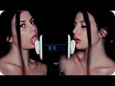 DOUBLE ASMR Twins Mouth Sounds
