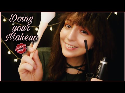 ⭐ASMR Doing your Makeup!  (Realistic Makeup with layered sounds)