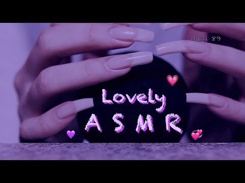Magical sound for ASMR 🎧 when my Nails were so Long💅🏻Finger Fluttering❀Brushing Mic❀Touches on mic❀