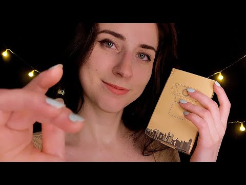 ASMR Gentle Tapping on Boxes and Lens (whispered)