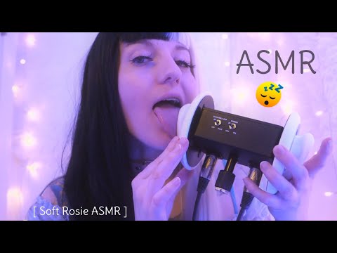 ASMR Let Me Lick Your Ears Goodnight - NO TALKING Gentle Ear Blowing ~ Relaxing Ear Eating