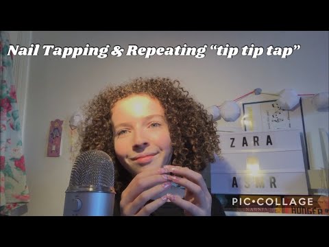 ASMR | Nail Tapping + Repeating “Tip Tip Tap” (HAPPINESS BOUTIQUE 💟)