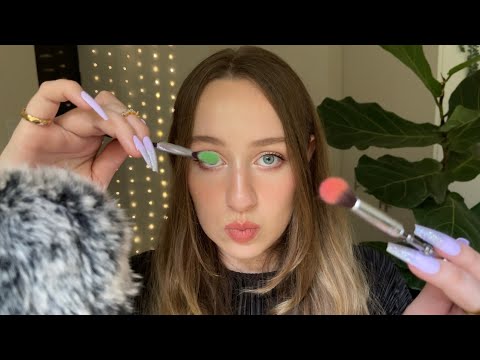 personal attention for sleep & asmr (red light green light, candle, plucking, face brushing)