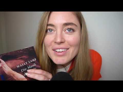 ASMR Piper Chapman Whisper Reads a Book & Learns German Words on Electronic Dictionary
