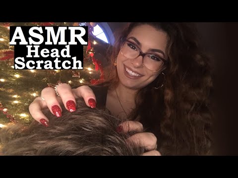 Cranium Scratch ASMR W/ Head Massage ~French & English Whispers~
