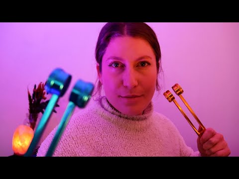 [ASMR] Tuning Fork Energy Sound Bath for Sleep | Resetting Your Frequencies