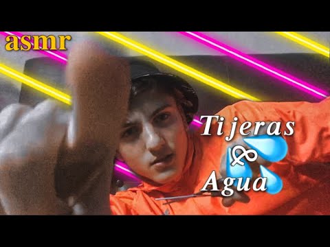 ASMR - Sonidos con AGUA & TIJERAS :D | Sanvi ASMR