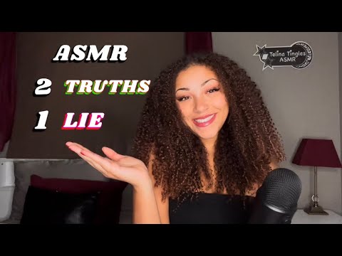 ASMR | Close-Up Whispers | Playing 2 Truths 1 Lie! (ASMR GAME)
