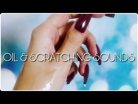 ASMR OILY HAND MASSAGE - WET HAND SOUNDS - GENTLE ARM SCRATCHING & TRACING