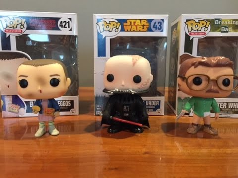 UNBOXING FUNKO POPS.  My First Pops. WHISPERED ASMR