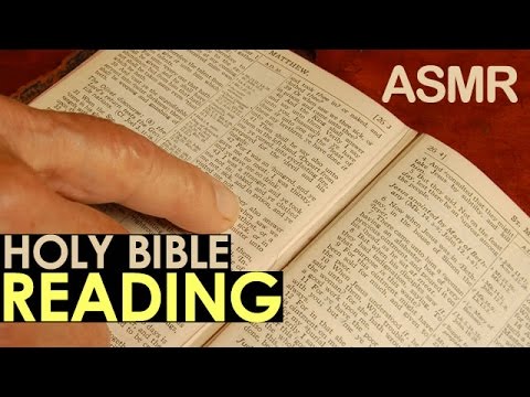 ASMR Bible reading (English)
