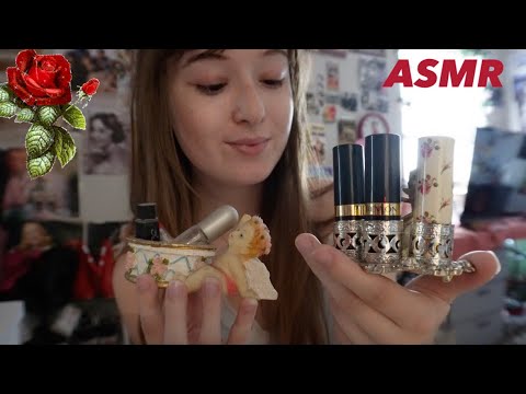 ASMR Tapping on makeup products