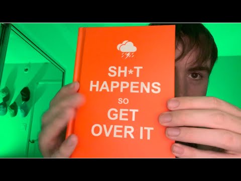 ASMR Reading you motivational quotes from this book until my phone dies 📖
