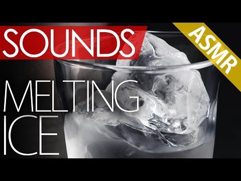 ASMR Sounds ~ Melting Ice (binaural, ear to ear, audio only)