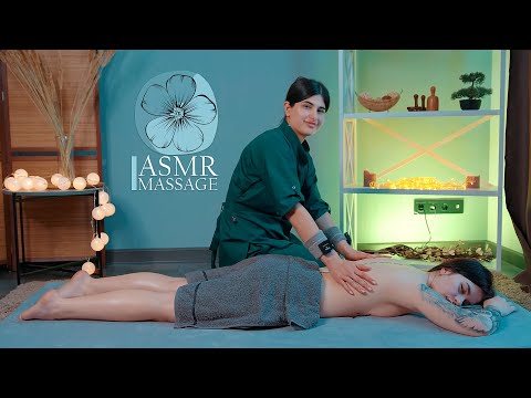 ASMR Foot and Back Massage by Sabina