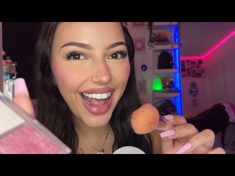 ASMR | 🩷 Girl Who Is OBSESSED With You Does Your Makeup During Class For A Date 🙄 Roleplay