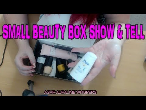 ASMR | SMALL BEAUTY BOX (A LOOK INSIDE)