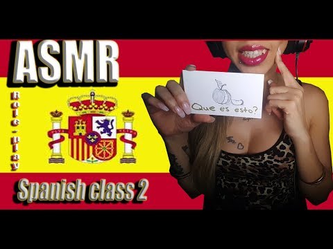 {ASMR} Spanish teacher Role-play
