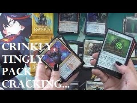 [ASMR] Unboxing| Card Pack Opening | MTG Guilds of Ravnica [no talking]