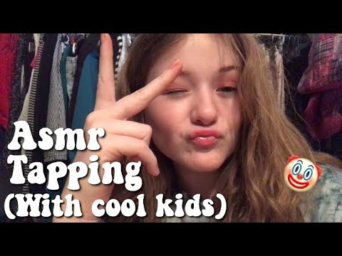 ASMR tapping and scratching (I am the cool kid mentioned in thumbnail)