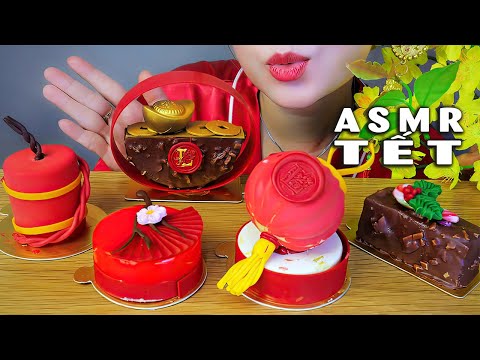 ASMR BÁNH KEM TẾT 2024  | cake to celebrate Tet 2024 , EATING SOUNDS | LINH-ASMR