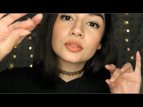 ASMR Saying 'Relax' with Plucking (Hand Movements, Personal Attention, Word Repetition)