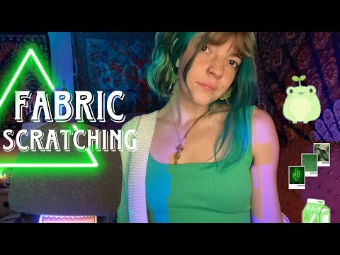 ASMR Fast Fabric Scratching + Hand Sounds, M0uth Sounds & Mic Gripping