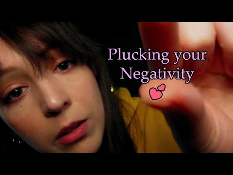 ⭐ASMR Plucking your Negative Energy ✨(No talking, Reiki Roleplay, Mouth Sounds)