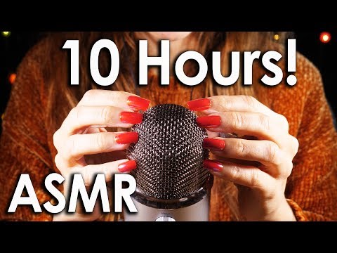 10 HOURS ASMR Nails TAPPING and SCRATCHING 😍 4k (No Talking)