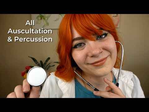 ASMR 🩺 All Auscultation & Percussion Examination 🌟 | Soft Spoken Medical RP