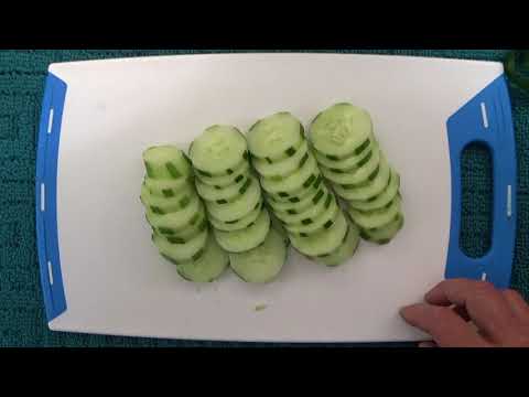 ASMR - Cucumber - Australian Accent - Discussing in a Quiet Whisper - Plus Peeling, Slicing & Eating