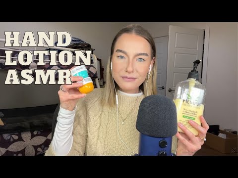 ASMR ✨ showing you all of my hand lotions... it's not weird, I swear.