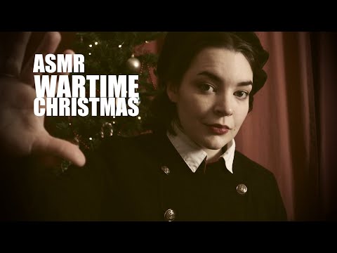 ASMR A Wartime Christmas | Caring Touches and Cozy Paper Crafting [Binaural]