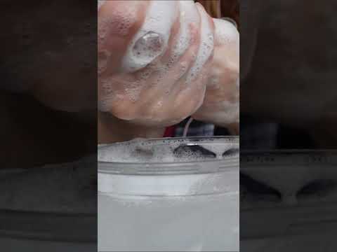 Wet Soapy Hands  #asmr #tingles #asmrsounds #relaxing #asmrwatersounds