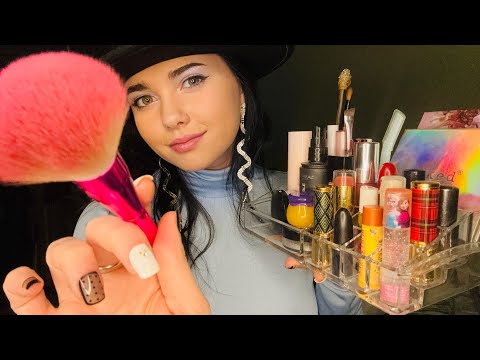 College Bestie Practices Makeup on You 👄 ASMR