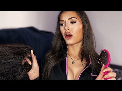 ASMR | Mean Girl Plays With Your Hair During Class 📚