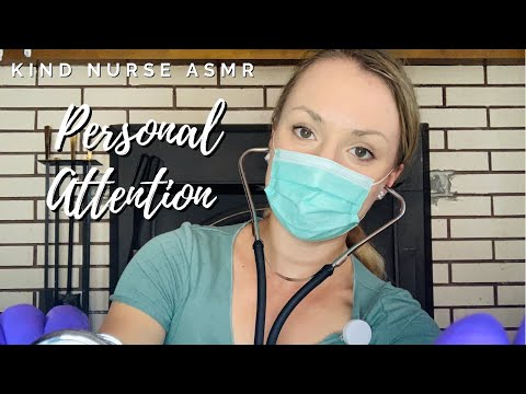 ASMR NURSE PERSONAL ATTENTION | Nurse Check Up ASMR | ASMR Nurse Roleplay | Kind Nurse Roleplay ASMR