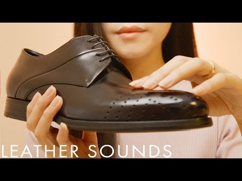 ASMR Leather Tapping & Scratching Sounds (No Talking)