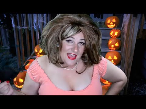 ASMR Roleplay Dottie Day passing out candy on Halloween