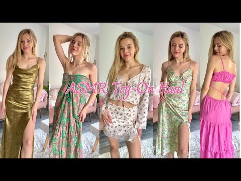 ASMR Huge Try-On Clothing Haul 🍡🌸🍵