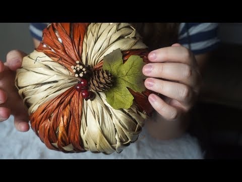 ASMR - Fall Decor Tapping and Scratching