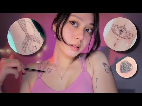 ASMR TATTOO TOUR 🖤🖋 (Tattoo Tracing & The Meanings Behind Them)