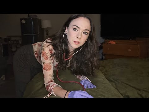 ASMR Nurse Gives You Personal Attention - Bedside Medical Exam - Fast & Gentle Paced [POV] To RELAX