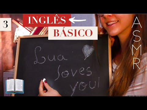 ASMR AULA DE INGLÊS: relaxe com sua professora particular!