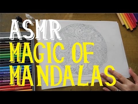 ASMR The Magic of Mandalas | Whispering | Female | LITTLE WATERMELON