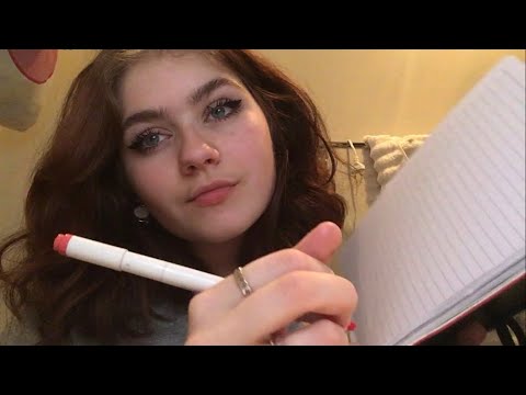 Writing my Commenter’s names! | Lofi Fast and Aggressive ASMR (personal attention,letter-sounding)