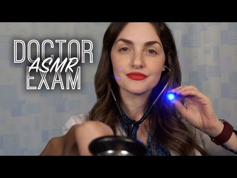 ASMR Doctor | Physical Exam and Medical Tests (close your eyes halfway through)