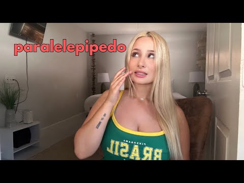 Trying to Pronounce Words in Portuguese - ASMR